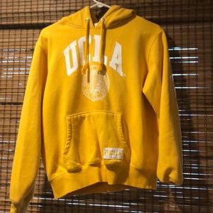 UCLA H&M yellow hoodie